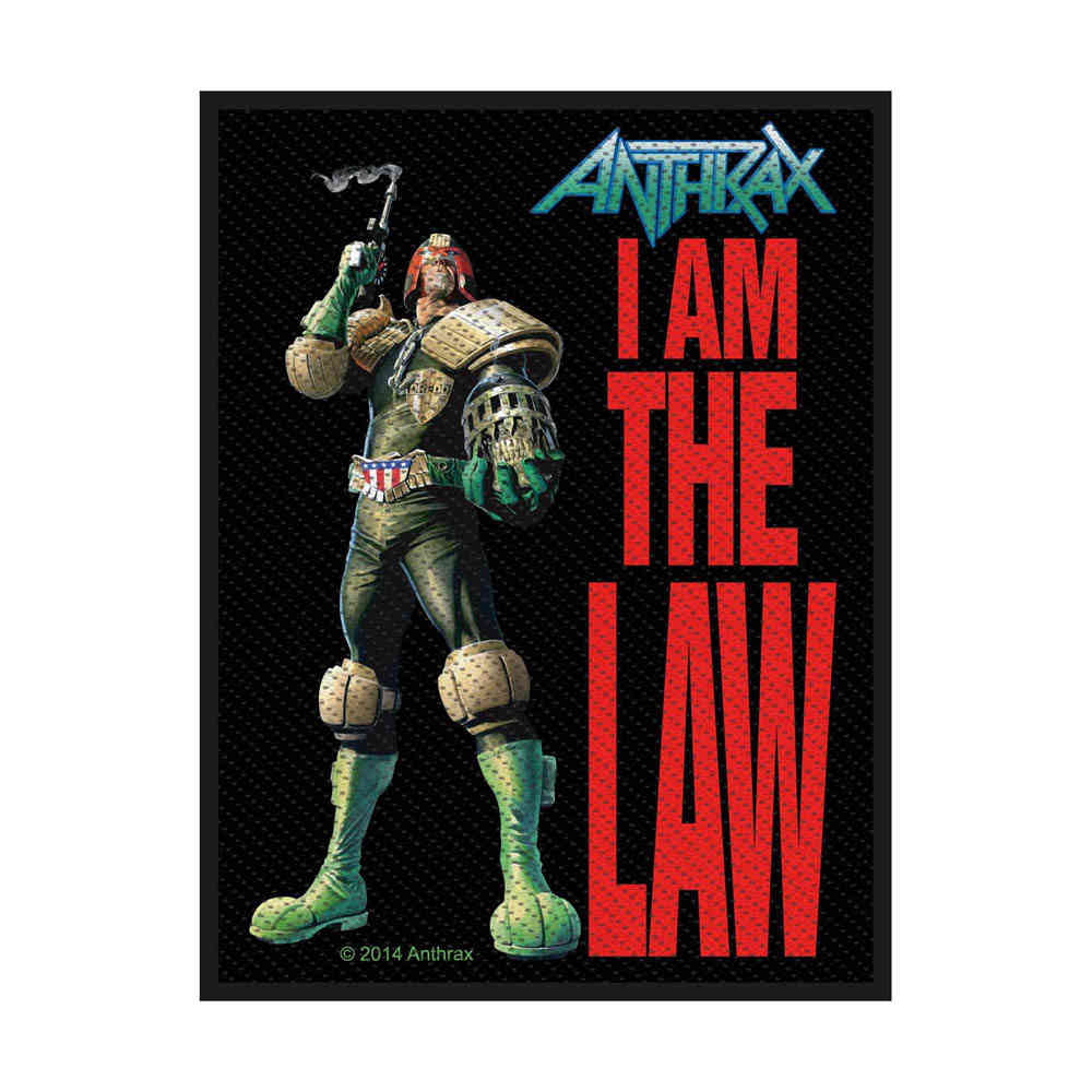 Anthrax - I Am The Law Patch - Multicolours